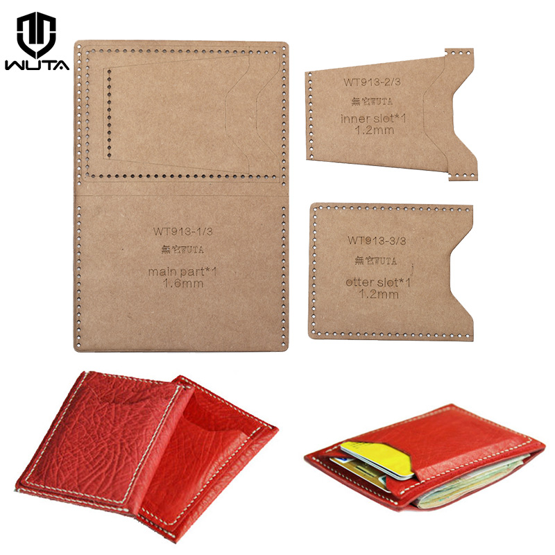 Leatherwork Kit - WUTA 913-حافظة بطاقات صغيرة ، قالب