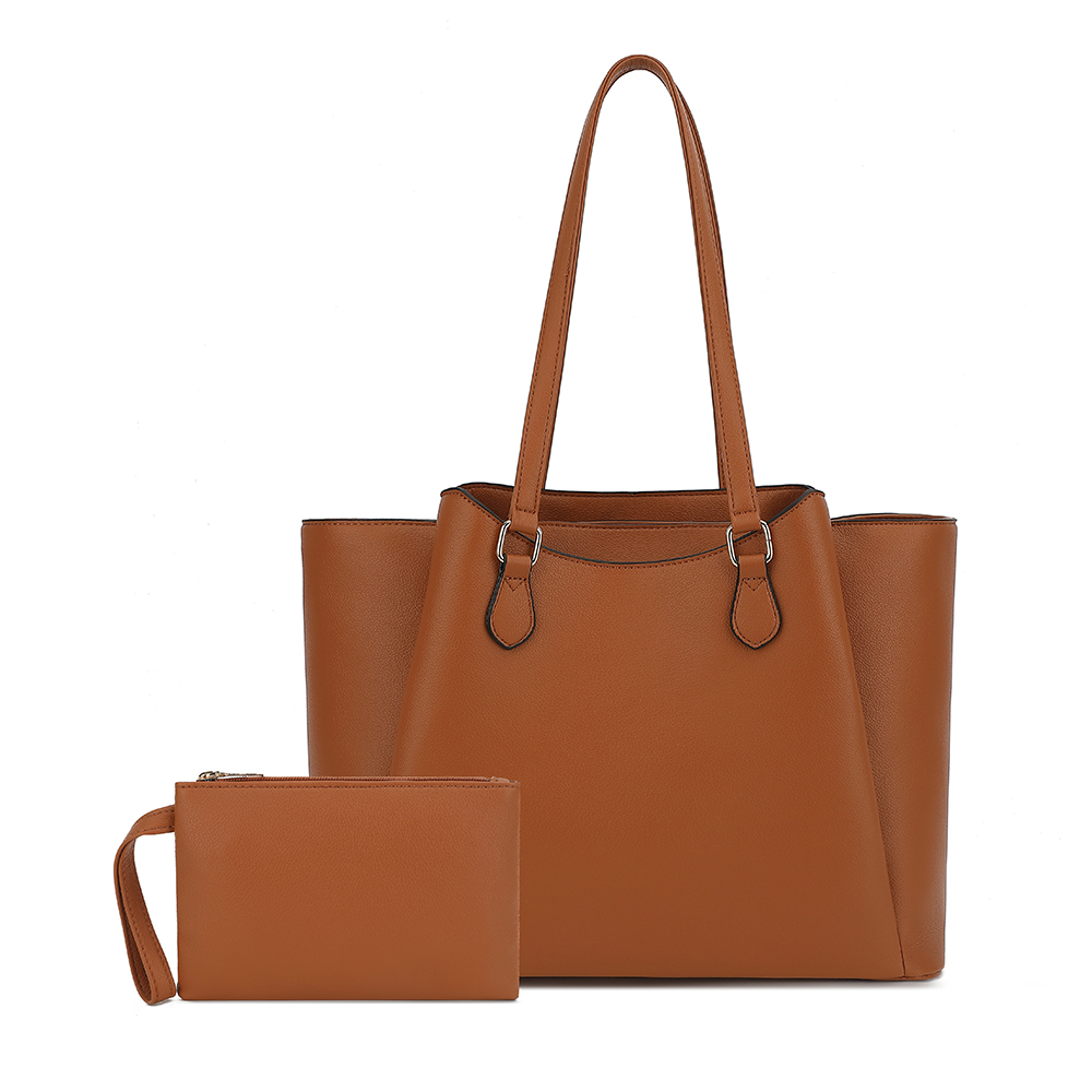 Leather Work Handbag - حقيبة يد نسائية كبيرة من الجلد