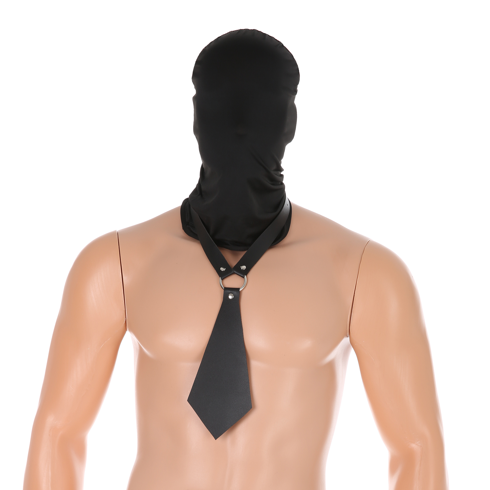 Leather Work Hat - الرجال فو الجلود التعادل طوق المختنق
