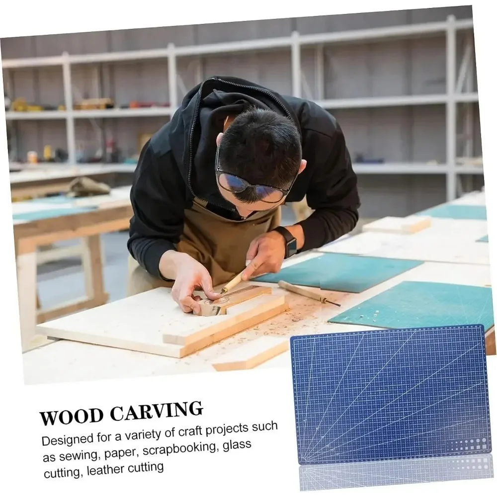 Leather Workbench - A3 PVC قطع حصيرة جانب واحد