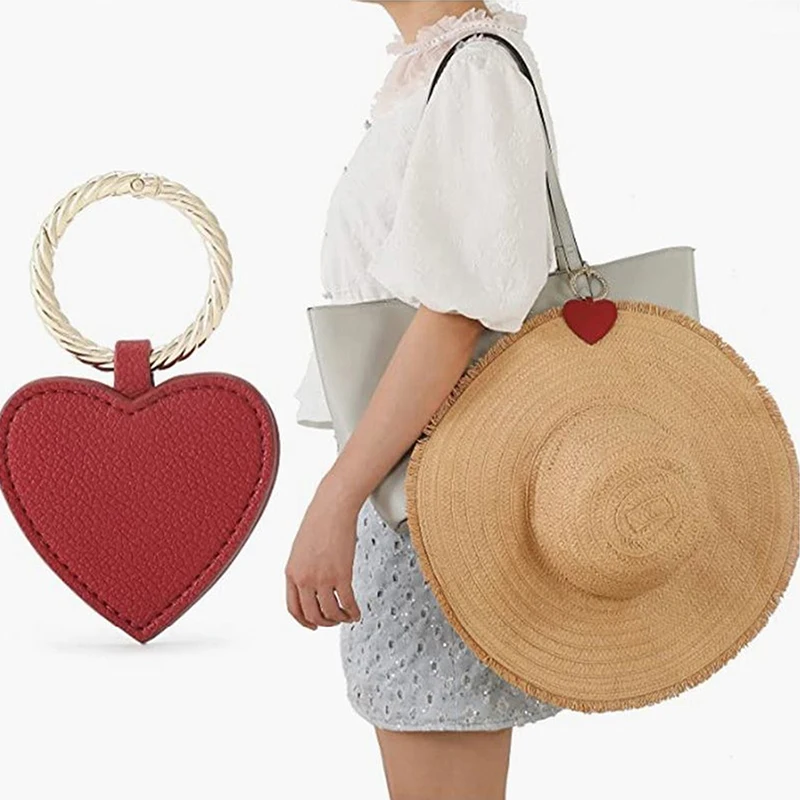 Leather Work Hat - مشبك قبعة مغناطيسي من الجلد الصناعي،