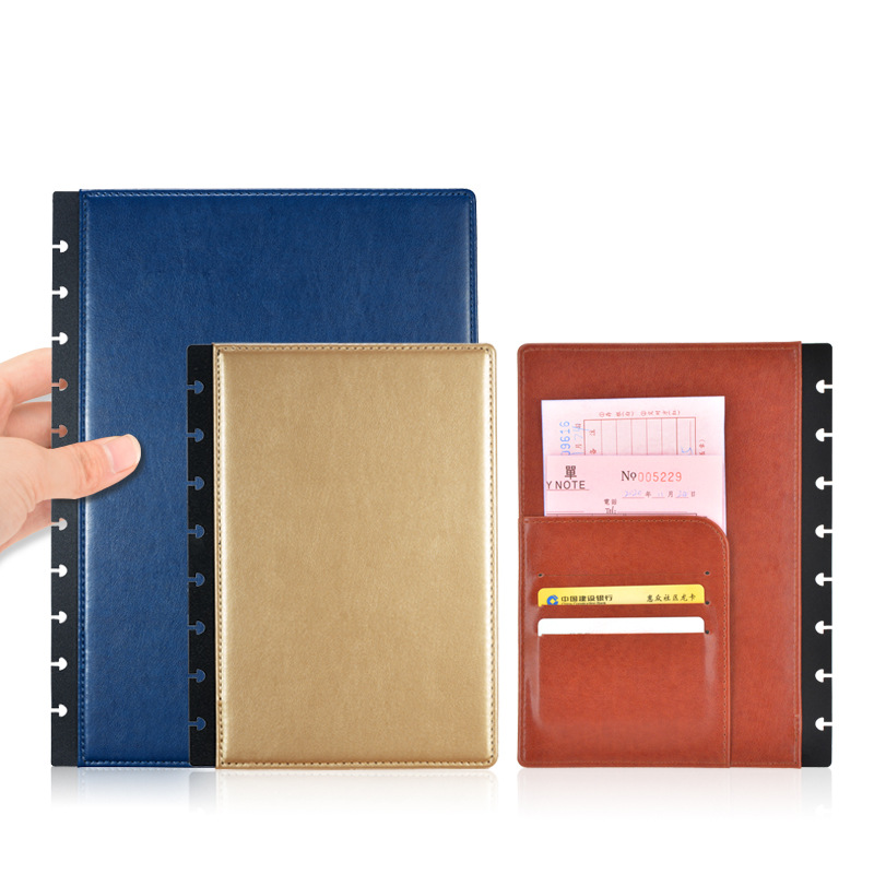 Leather Work Diary - دفتر ملاحظات بغلاف جلدي ذو أوراق