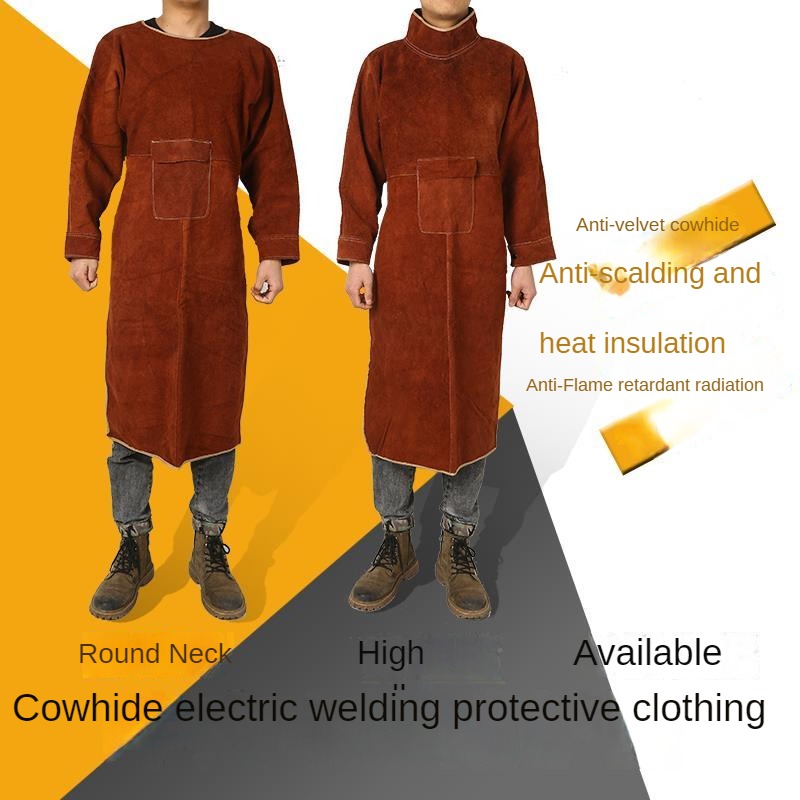 لحام الغطاء الواقي جلد البقر م - مراجعة Leather Work Overalls وسعره
