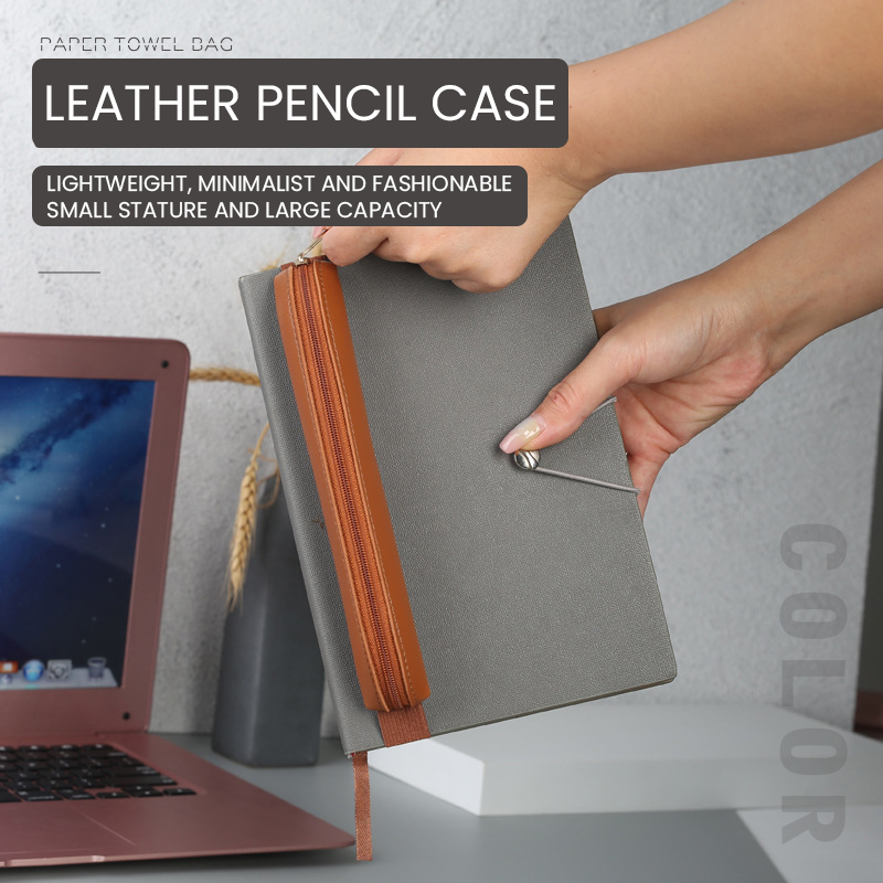 بو الجلود حامل القلم مع الأكما - مراجعة Leather Work Diary وسعره