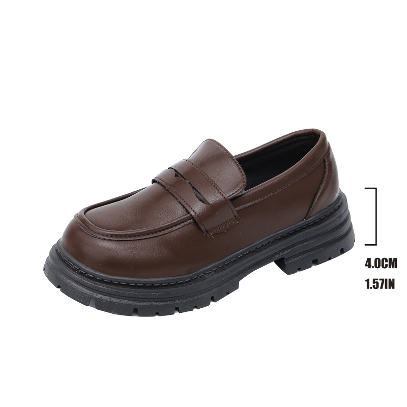 المرأة براون أحذية جلدية بدون  - مراجعة Leather Work Flats Women وسعره