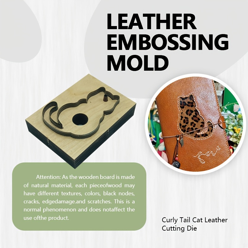 أداة ختم الجلد على شكل ذيل قطة - مراجعة Leatherwork Projects وسعره