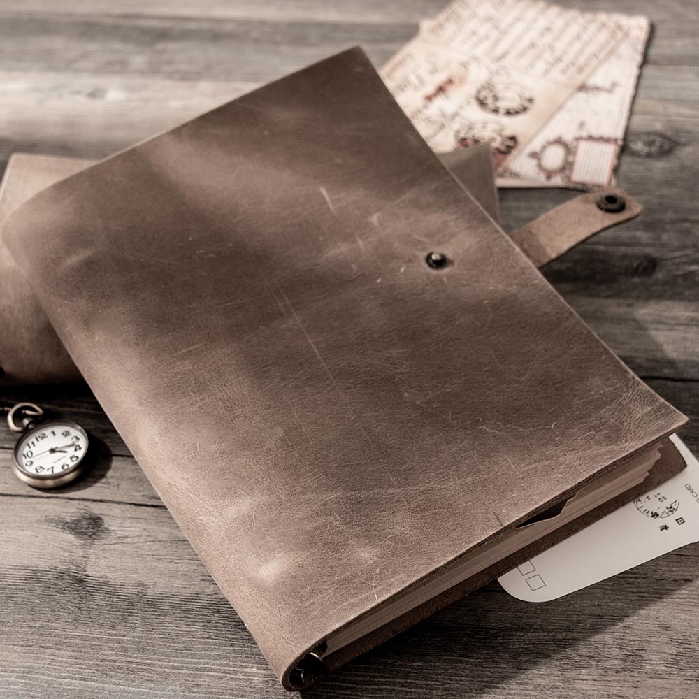 دفاتر يوميات كلاسيكية بحجم A5، - مراجعة Leather Work Diary وسعره