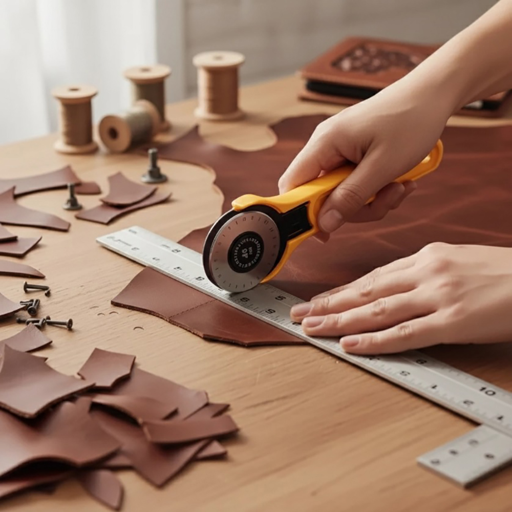45 مللي متر قاطع قماش دوار أدا - مراجعة Leatherwork Projects وسعره