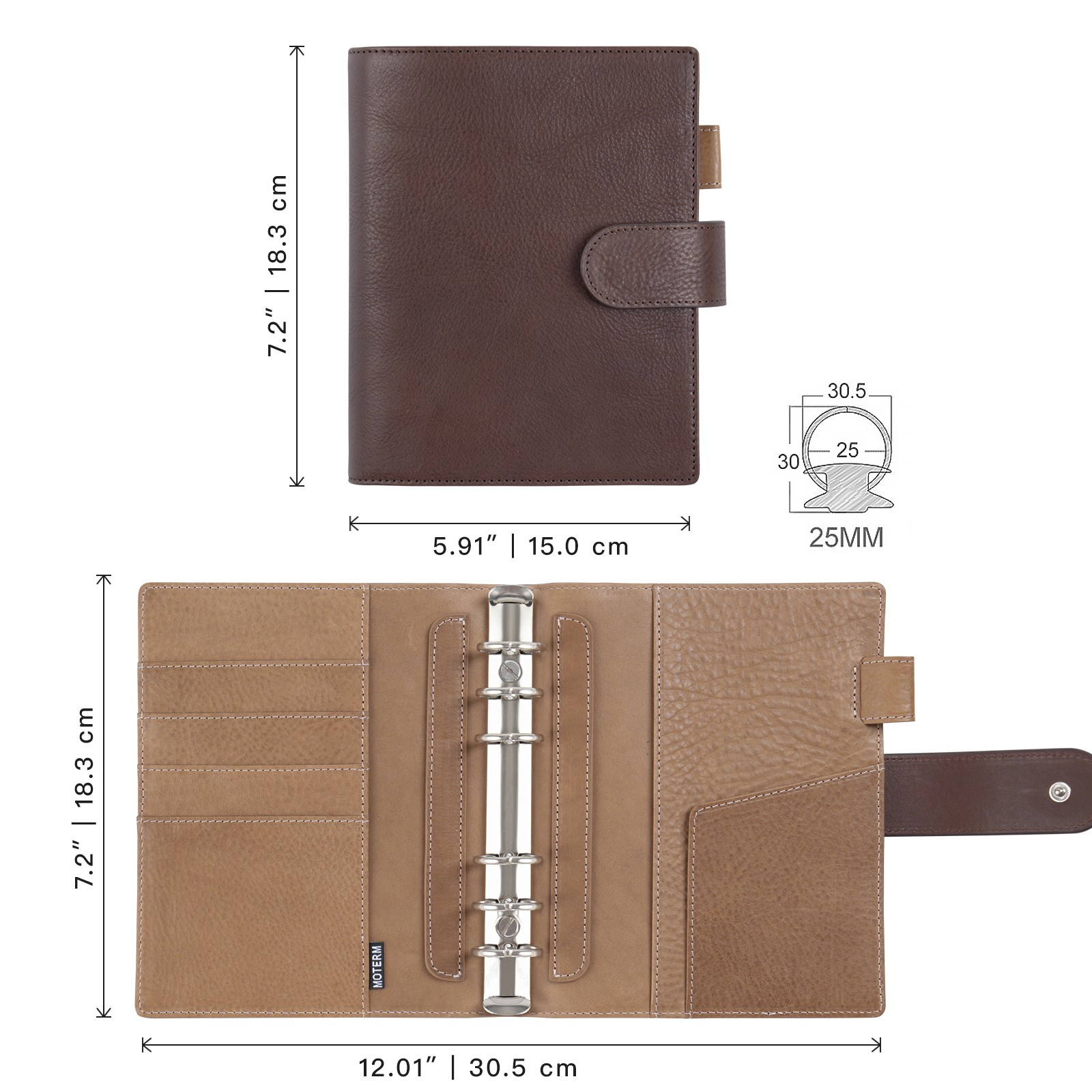 Moterm Franklin Covey حجم صغير - مراجعة Leather Work Diary وسعره