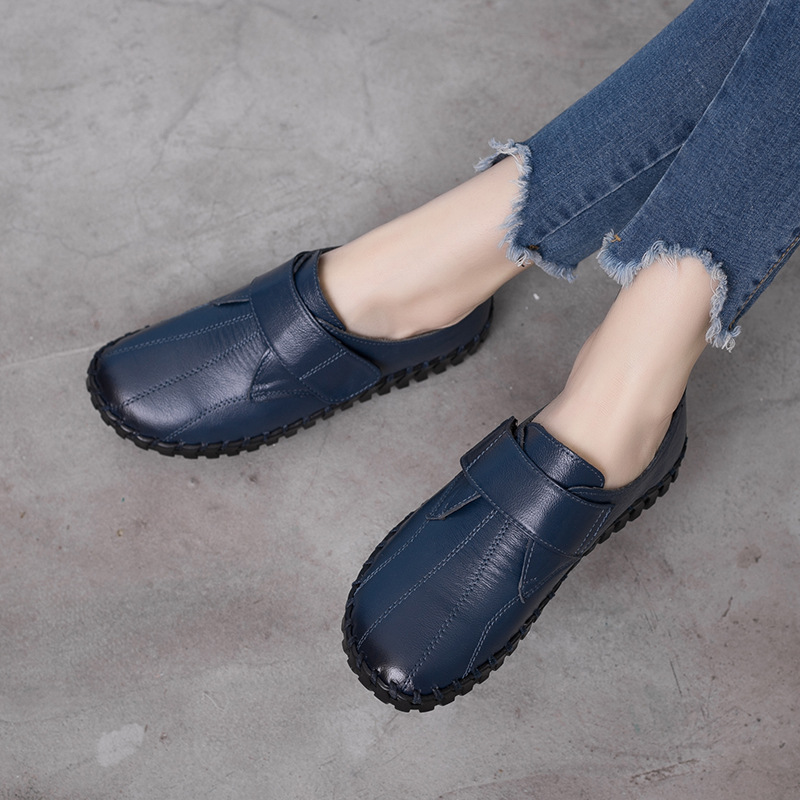 حذاء باليه فاخر من الجلد الطبي - مراجعة Leather Work Flats Women وسعره