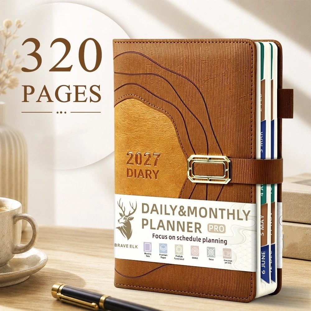 دفتر ملاحظات جدول أعمال 2027 ب - مراجعة Leatherwork Plans وسعره