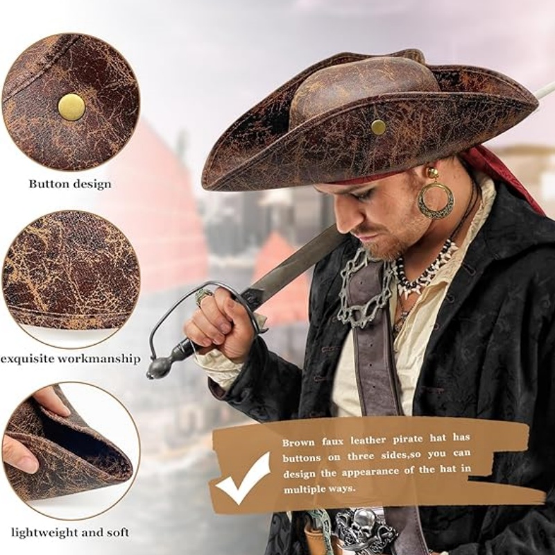فو الجلود القراصنة قبعة خمر ال - مراجعة Leather Work Hat وسعره