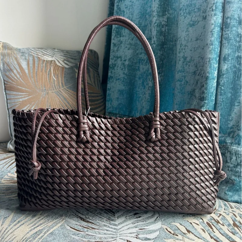 حقيبة يد فاخرة من الجلد الصناع - مراجعة Leather Work Handbag وسعره