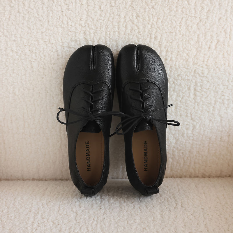 أحذية نسائية تابي من الجلد الط - مراجعة Leather Work Flats Women وسعره