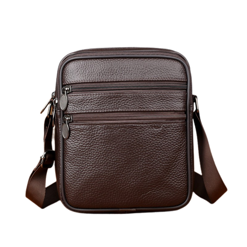 حقيبة كتف رجالية كاجوال من الج - مراجعة Leather Work Handbag وسعره