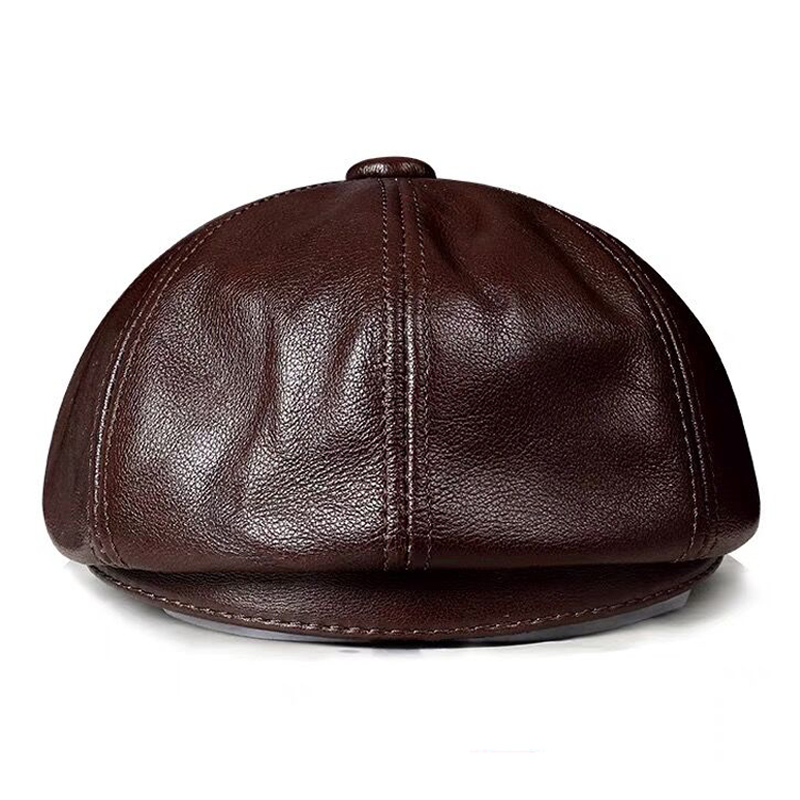 ربيع جديد قبعة جلدية حقيقية قب - مراجعة Leather Work Hat وسعره