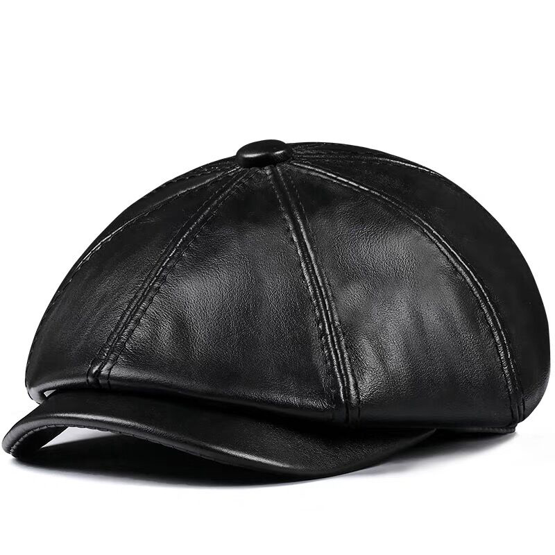 ربيع جديد قبعة جلدية حقيقية قب - مراجعة Leather Work Hat وسعره