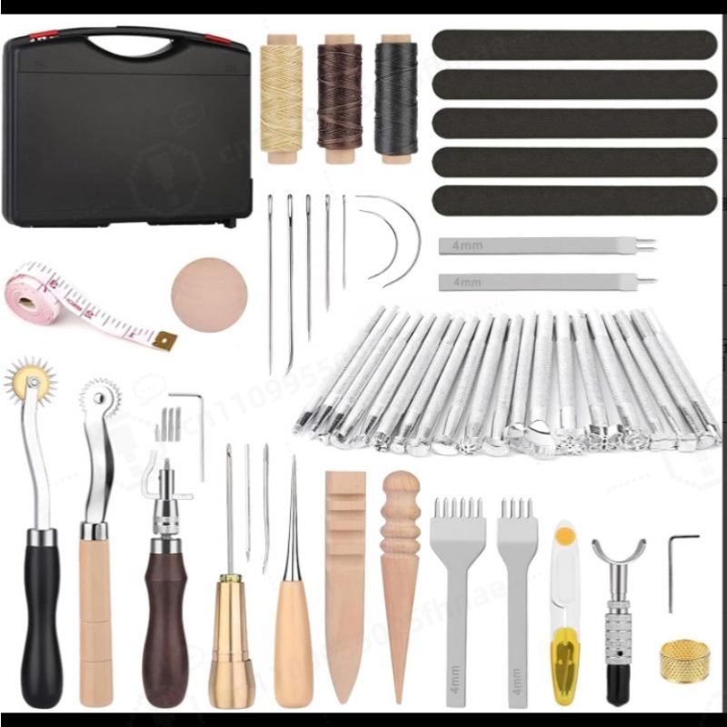 مجموعة أدوات الخياطة اليدوية ل - مراجعة Leatherwork Kit وسعره