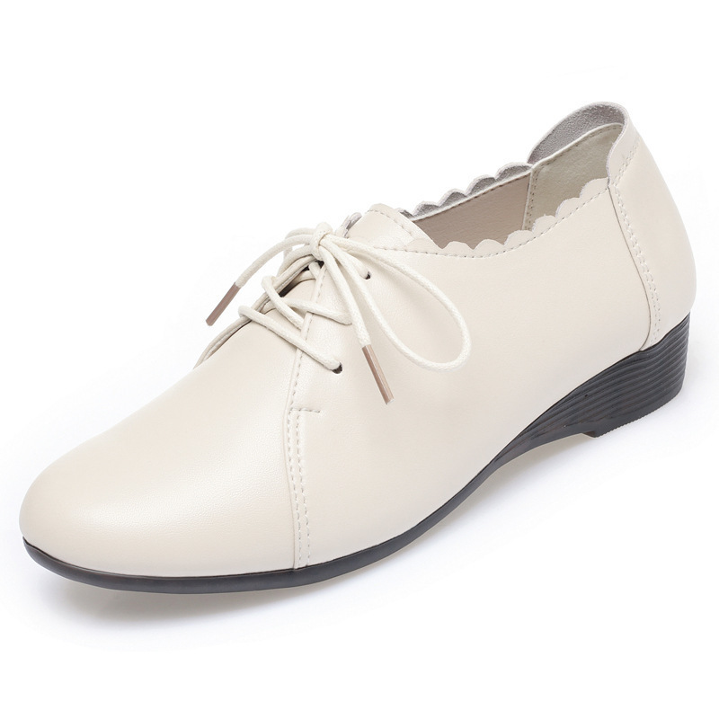 أحذية أكسفورد مريحة بمقاسات كب - مراجعة Leather Work Flats Women وسعره