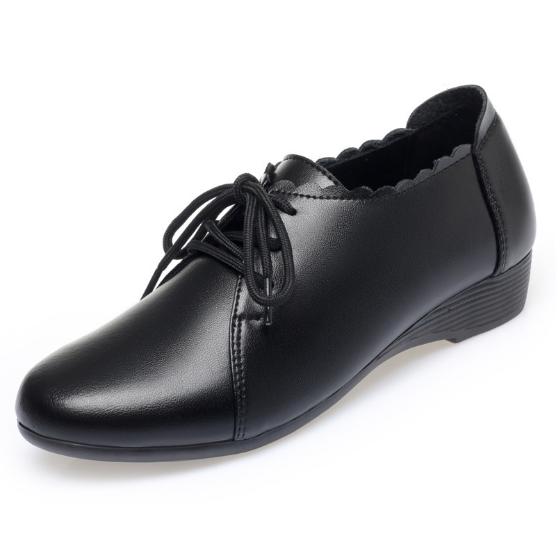 أحذية أكسفورد مريحة بمقاسات كب - مراجعة Leather Work Flats Women وسعره
