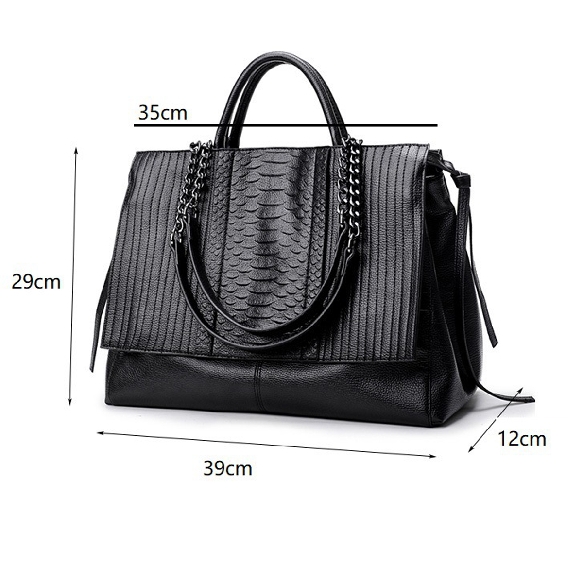 حقيبة يد أنيقة بسحاب، حقيبة نس - مراجعة Leather Work Handbag وسعره