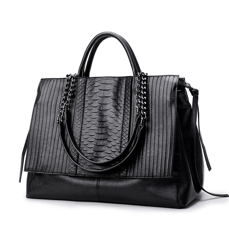 حقيبة يد أنيقة بسحاب، حقيبة نس - مراجعة Leather Work Handbag وسعره