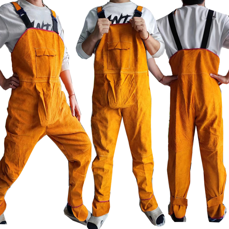 ملابس اللحام للرجال معطف السلا - مراجعة Leather Work Overalls وسعره