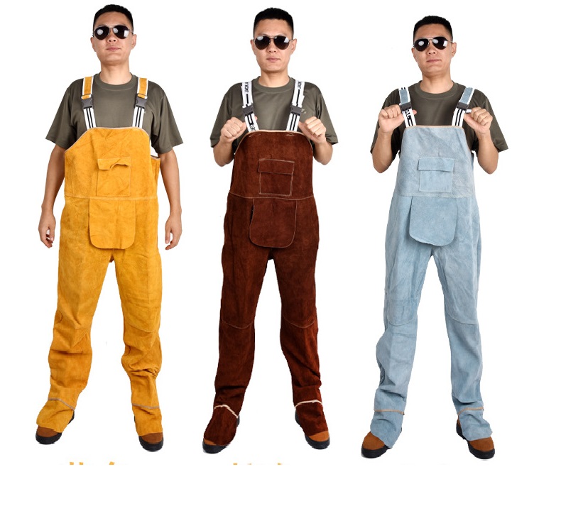 ملابس اللحام للرجال معطف السلا - مراجعة Leather Work Overalls وسعره