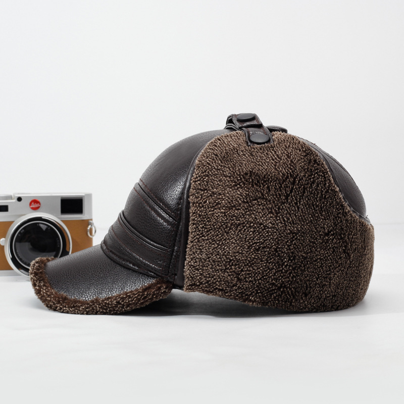 2026New بولي Leather جلد الشتا - مراجعة Leather Work Hat وسعره