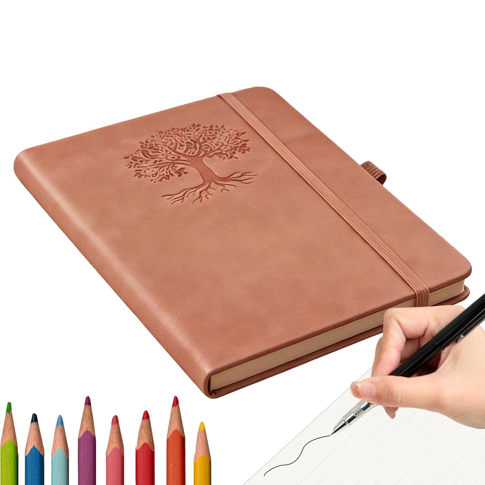 دفتر يوميات منقط بغلاف صلب من  - مراجعة Leatherwork Plans وسعره