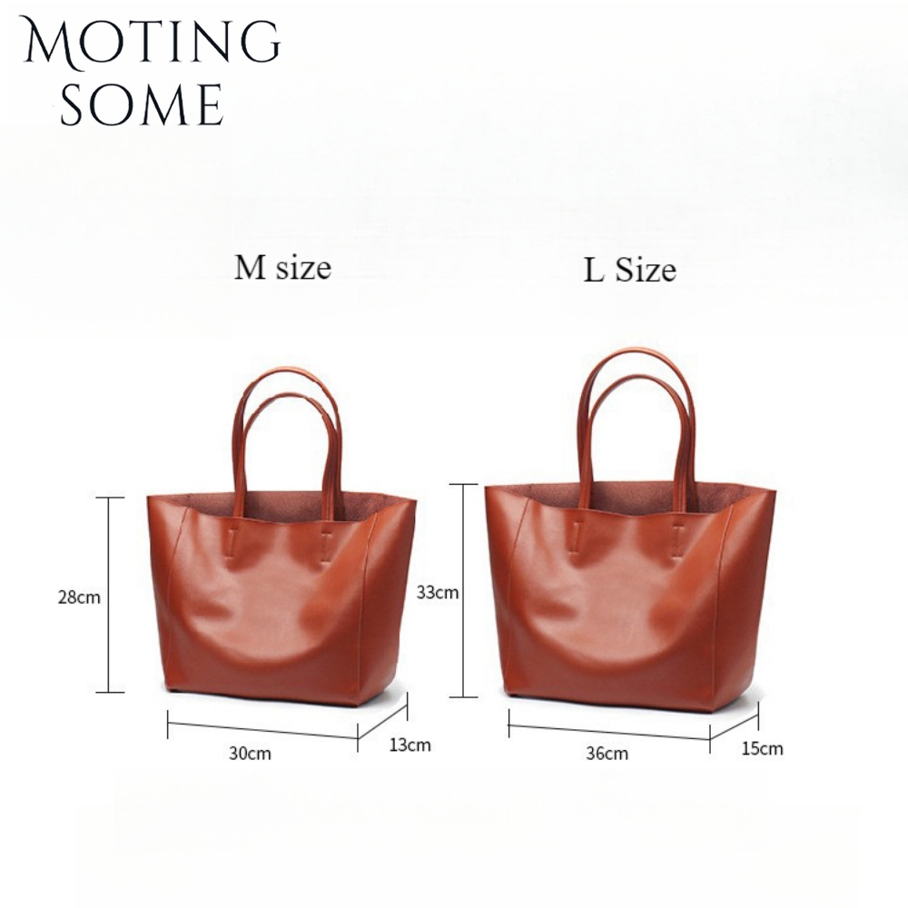 Motingsome سميكة جلد البقر بسا - مراجعة Leather Work Handbag وسعره