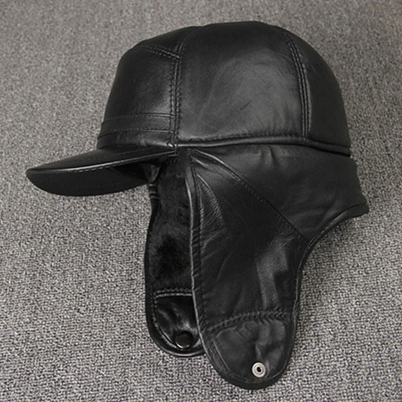 قبعات من الجلد الطبيعي، قبعات  - مراجعة Leather Work Hat وسعره