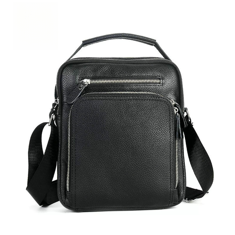حقيبة يد رجالية من جلد البقر ا - مراجعة Leather Work Handbag وسعره