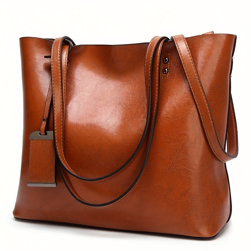 حقيبة يد جلدية كلاسيكية كلاسيك - مراجعة Leather Work Handbag وسعره